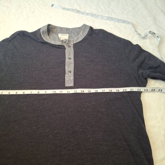 Todd Snyder NY Mens Henley Sz XL Baselayer Preppy Normcore Western Neutral - Picture 13 of 16